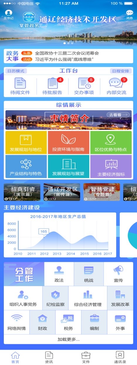 “新政通”領(lǐng)導(dǎo)掌管政務(wù)平臺(tái)