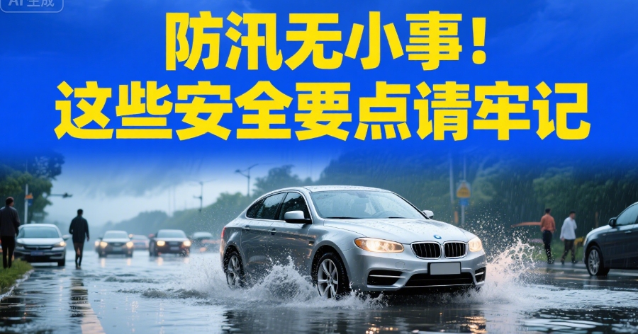 防汛無小事！這些安全要點請牢記