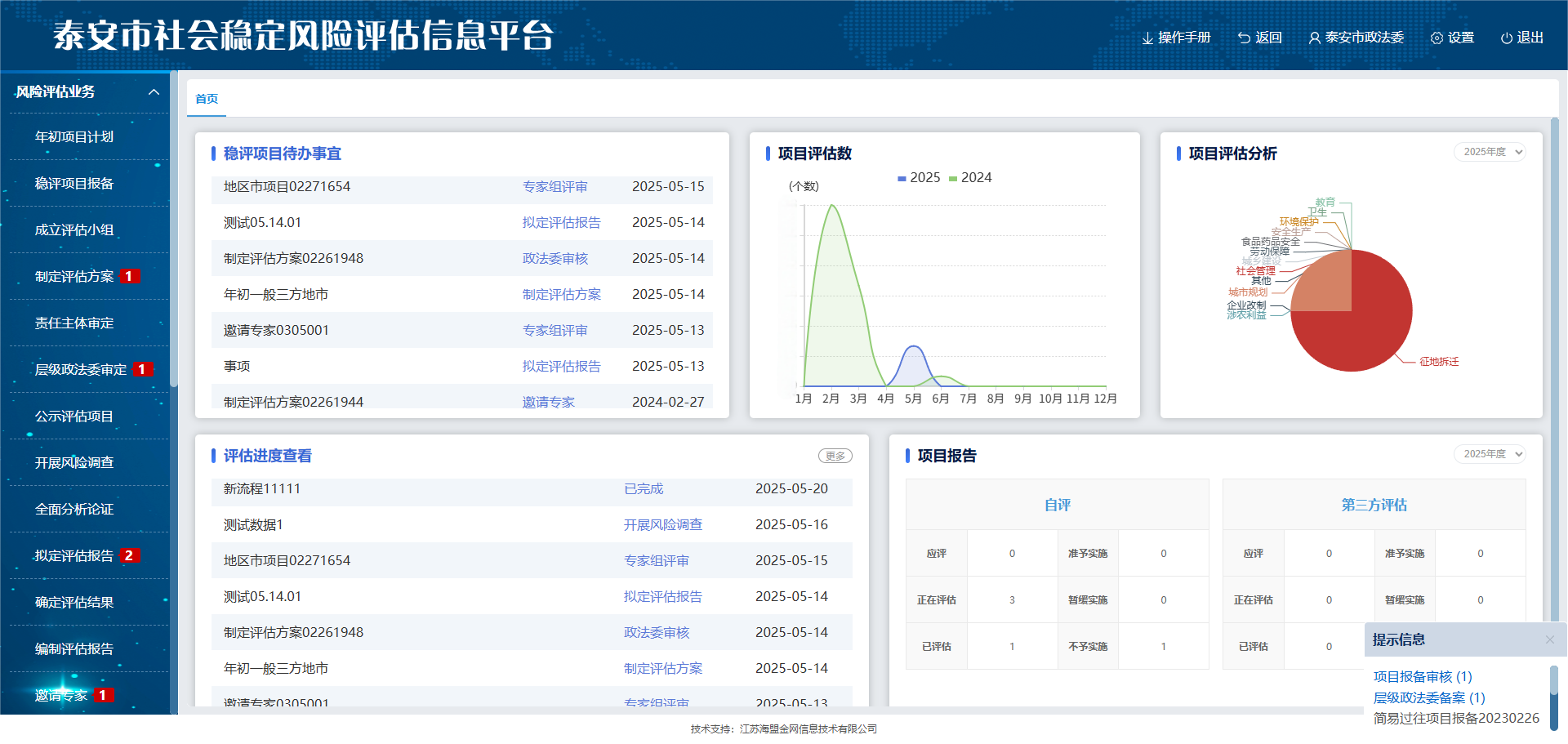 泰安市社會穩定風險評估信息平臺