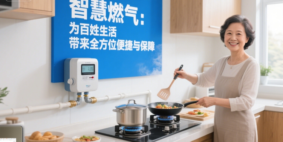 智慧燃?xì)猓簽榘傩丈顜?lái)全方位便捷與保障